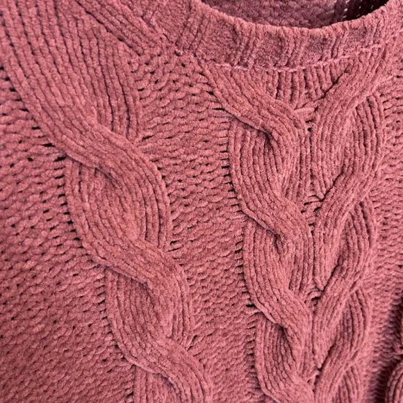 American Eagle Burgundy/Red Knit Sweater - Picture 6 of 10
